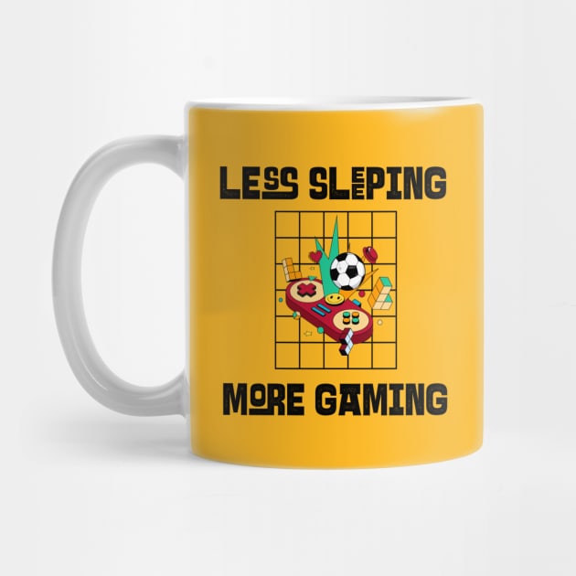 Less Sleeping More Gaming by Whimsical Bliss 